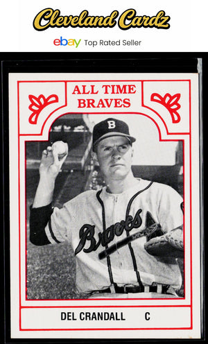 1986 TCMA All-Time Atlanta Braves #8B Del Crandall