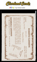1981 Cramer Baseball Legends Series 2 #50 Roberto Clemente