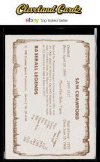 1981 Cramer Baseball Legends Series 2 #55 Sam Crawford