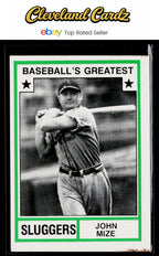 1987 TCMA 1982 Greatest Sluggers #25 Johnny Mize