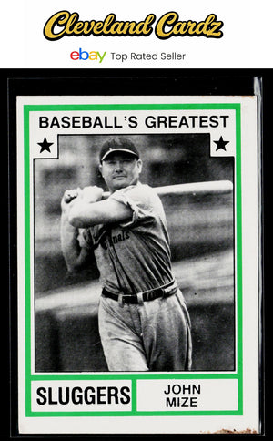 1987 TCMA 1982 Greatest Sluggers #25 Johnny Mize