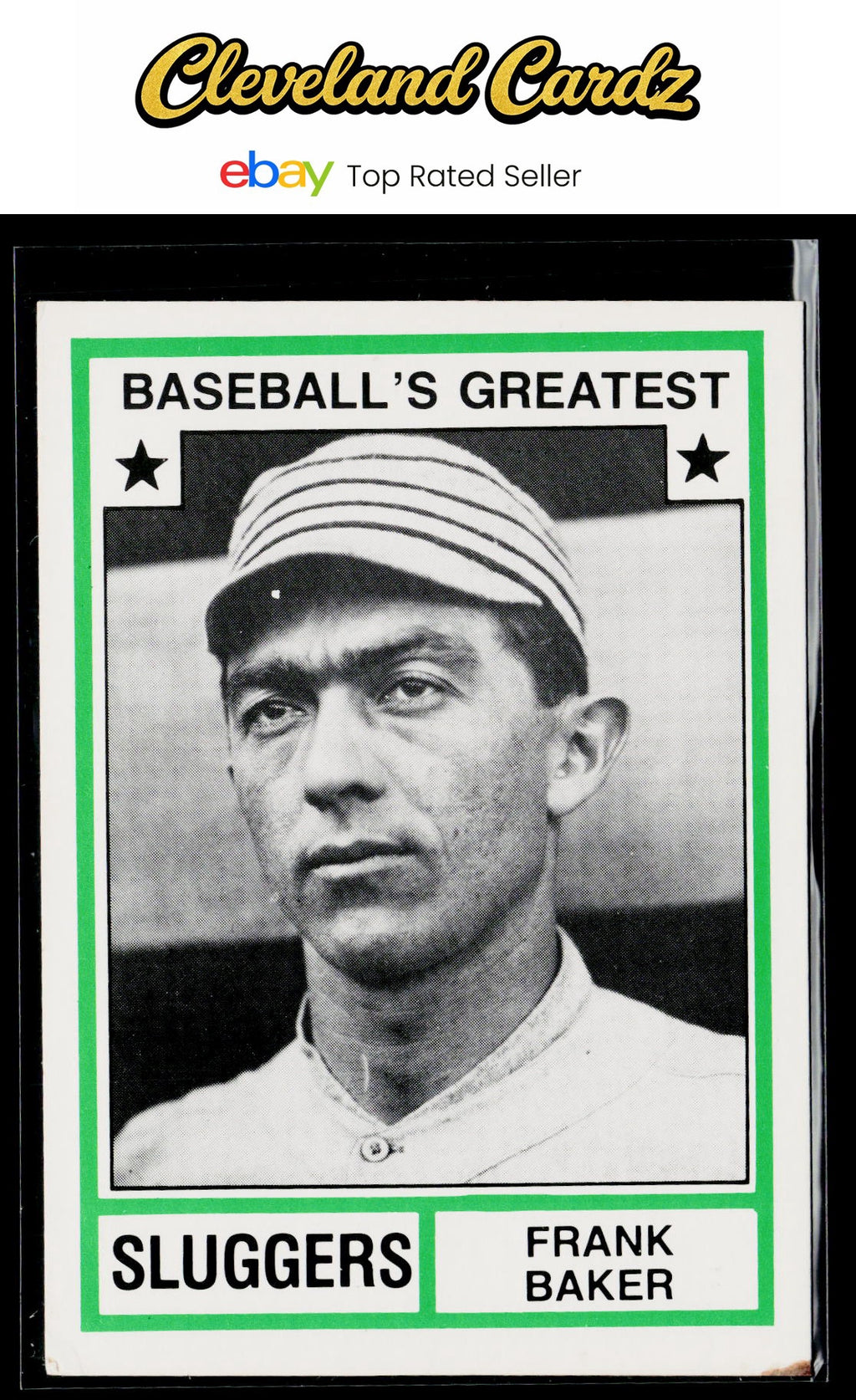 1982 TCMA Baseball's Greatest Sluggers (Tan Backs) #35 Frank Baker