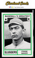 1982 TCMA Baseball's Greatest Sluggers (Tan Backs) #35 Frank Baker