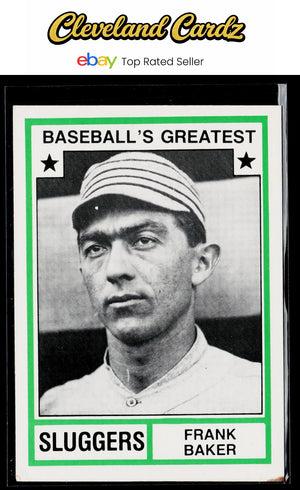 1982 TCMA Baseball's Greatest Sluggers (Tan Backs) #35 Frank Baker