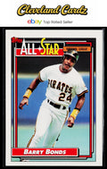 1992 Topps #390 Barry Bonds
