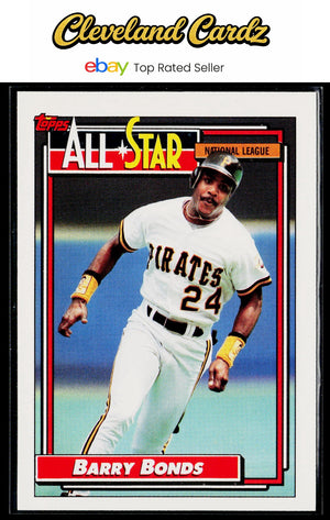 1992 Topps #390 Barry Bonds