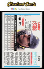 1992 Donruss #243 Barry Bonds