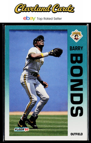 1992 Fleer #550 Barry Bonds