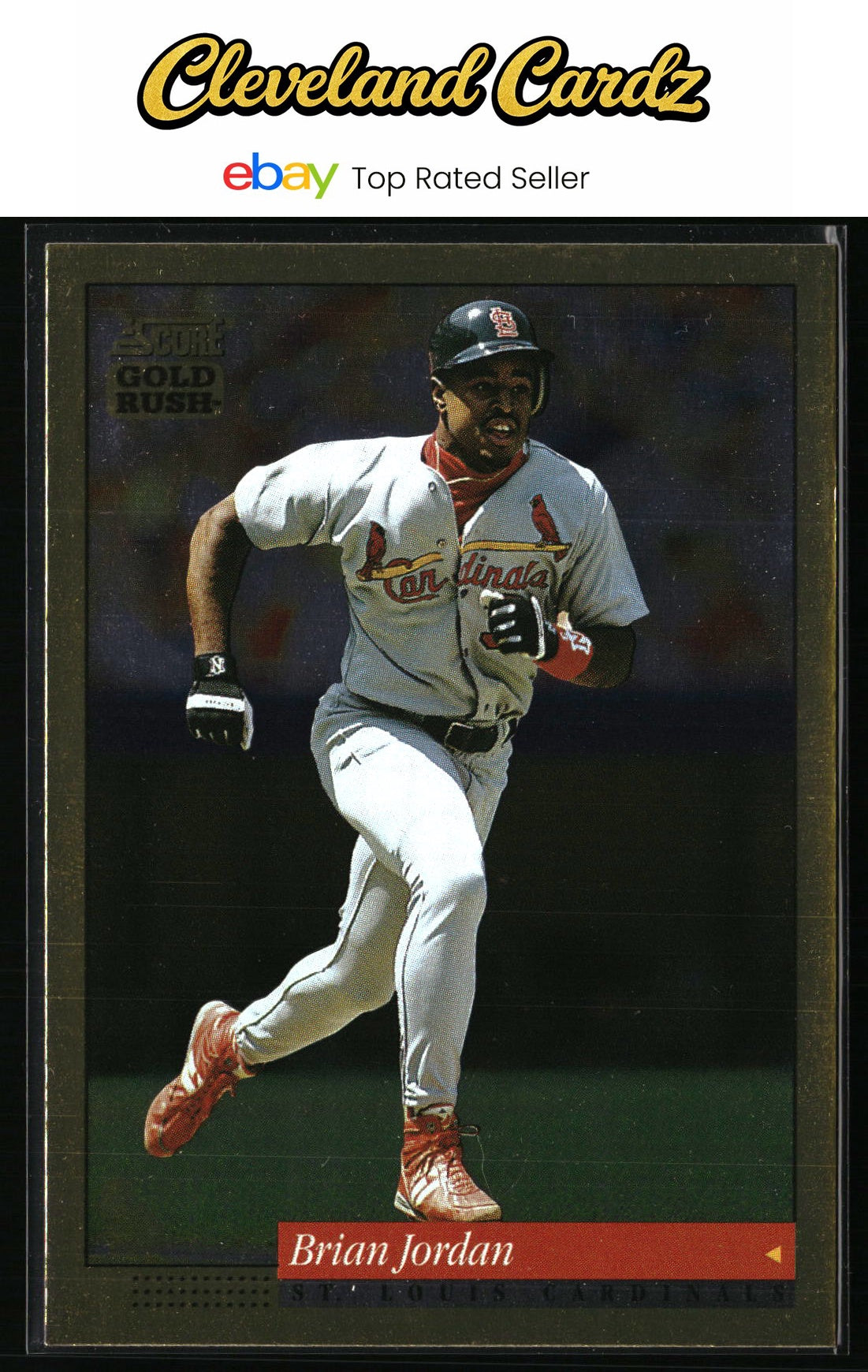 1994 Score #201 Brian Jordan Gold Rush