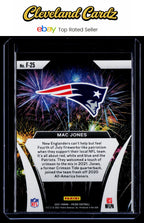 2021 Panini Prizm #F-25 Mac Jones Fireworks RC