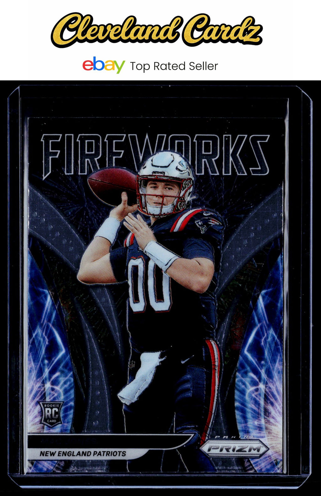 2021 Panini Prizm #F-25 Mac Jones Fireworks RC