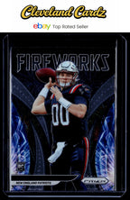 2021 Panini Prizm #F-25 Mac Jones Fireworks RC