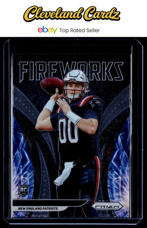 2021 Panini Prizm #F-25 Mac Jones Fireworks RC