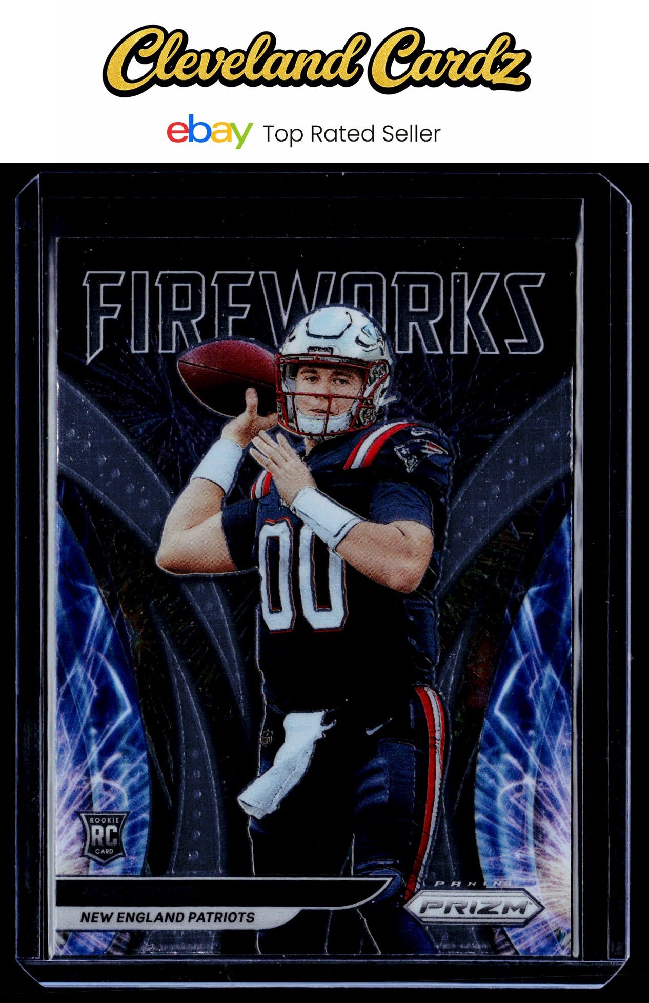 2021 Panini Prizm #F-25 Mac Jones Fireworks RC
