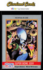 1990 Pro Set #24 Super Bowl XXIV SBXXIV Super Bowl Collectibles