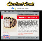 1990 Pro Set #19 Super Bowl XIX SBXIX Super Bowl Collectibles