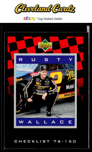 1995 Upper Deck #150 Rusty Wallace