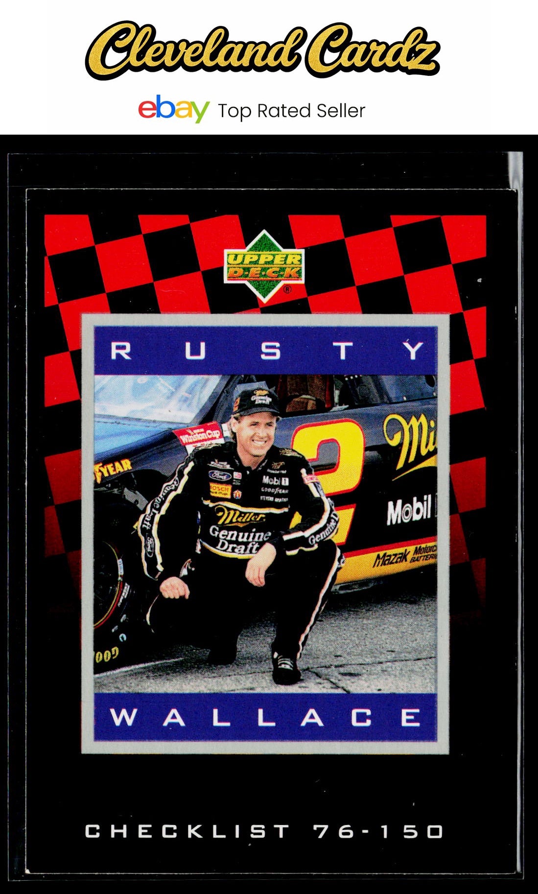 1995 Upper Deck #150 Rusty Wallace