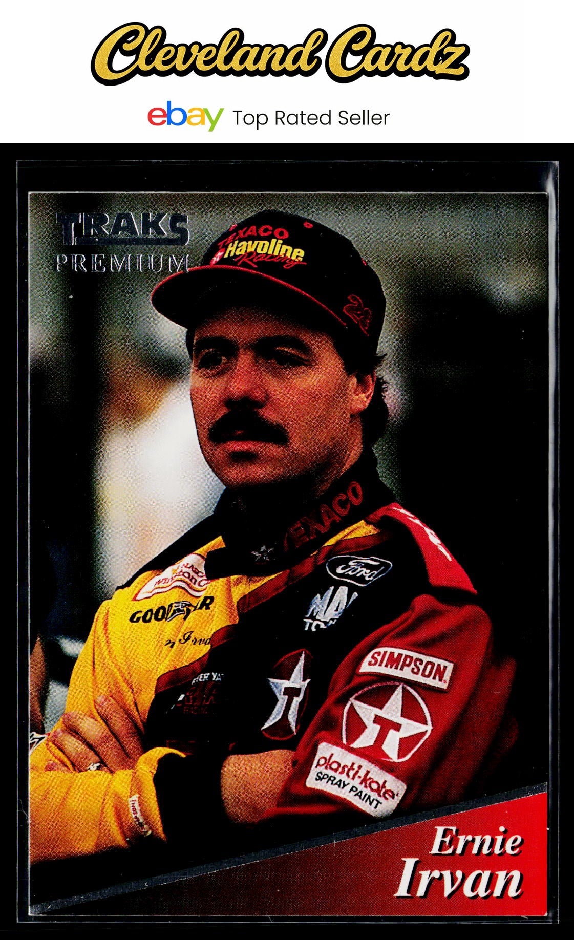 1994 Traks #163 Ernie Irvan