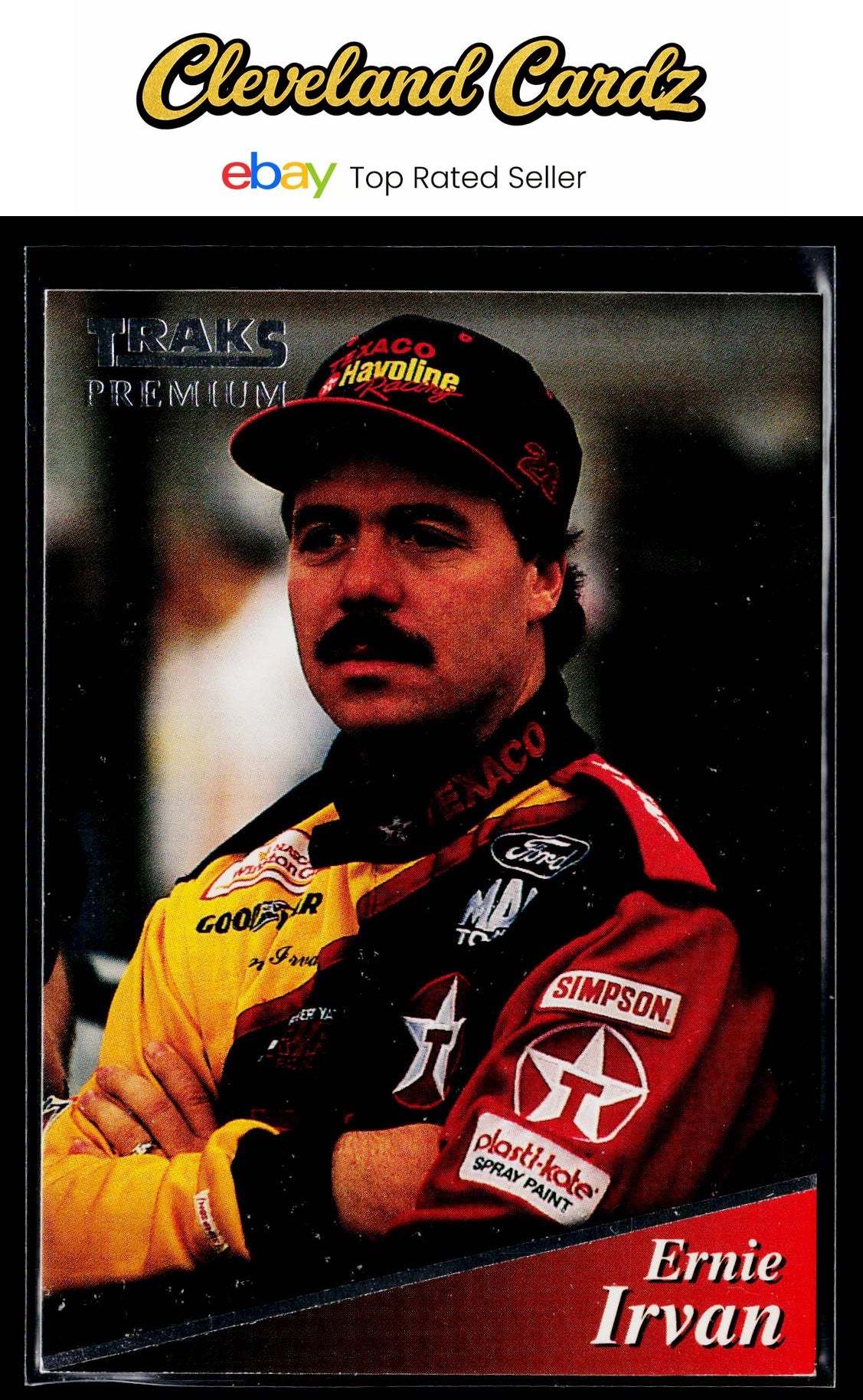 1994 Traks #163 Ernie Irvan