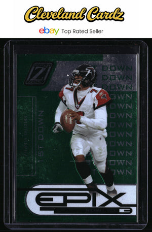 2005 Donruss Zenith #E-9 Michael Vick Epix Emerald 1st Down #/150