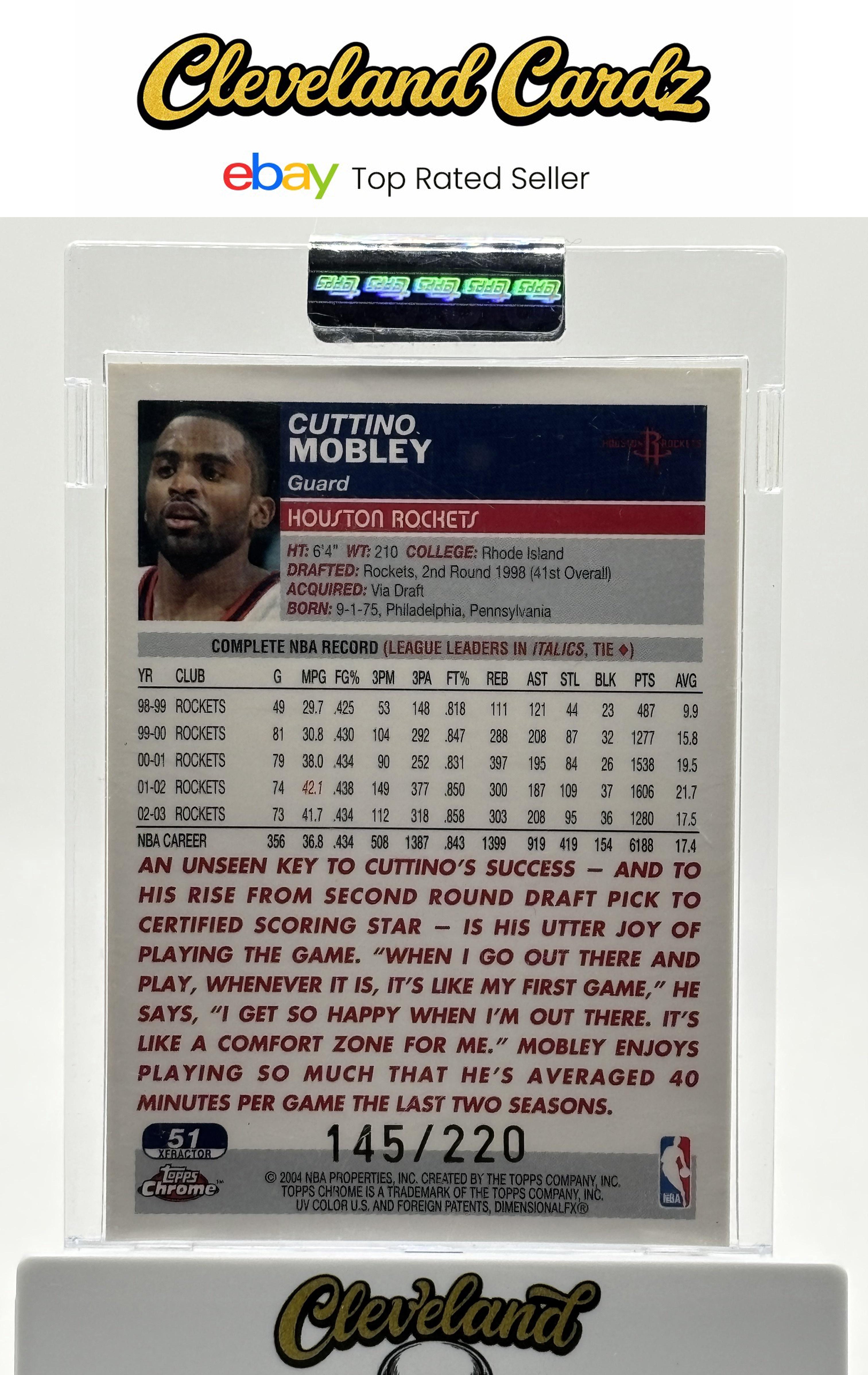 2003-04 Topps Chrome #51 Cuttino Mobley X-Fractors #/220