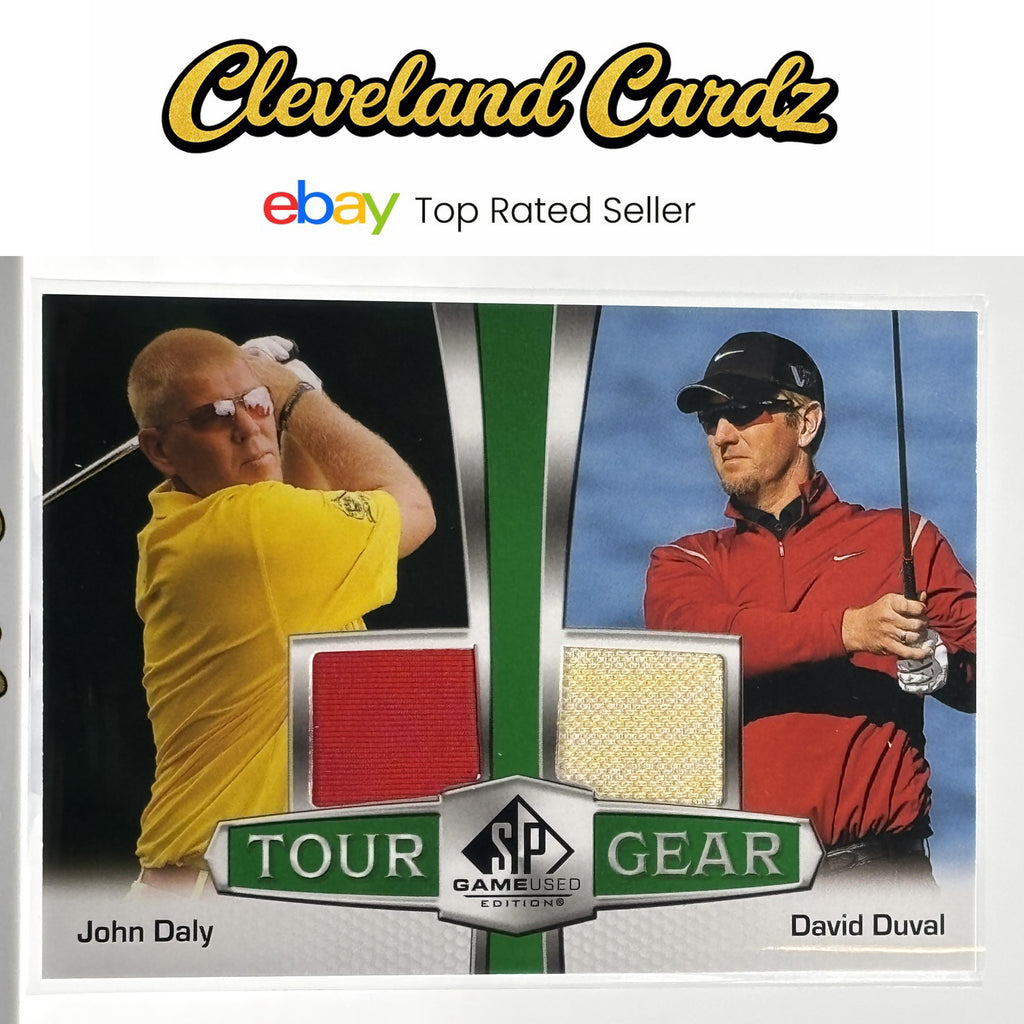 2024 SP Game Used #TG2-DD John Daly / David Duval Tour Gear Combos