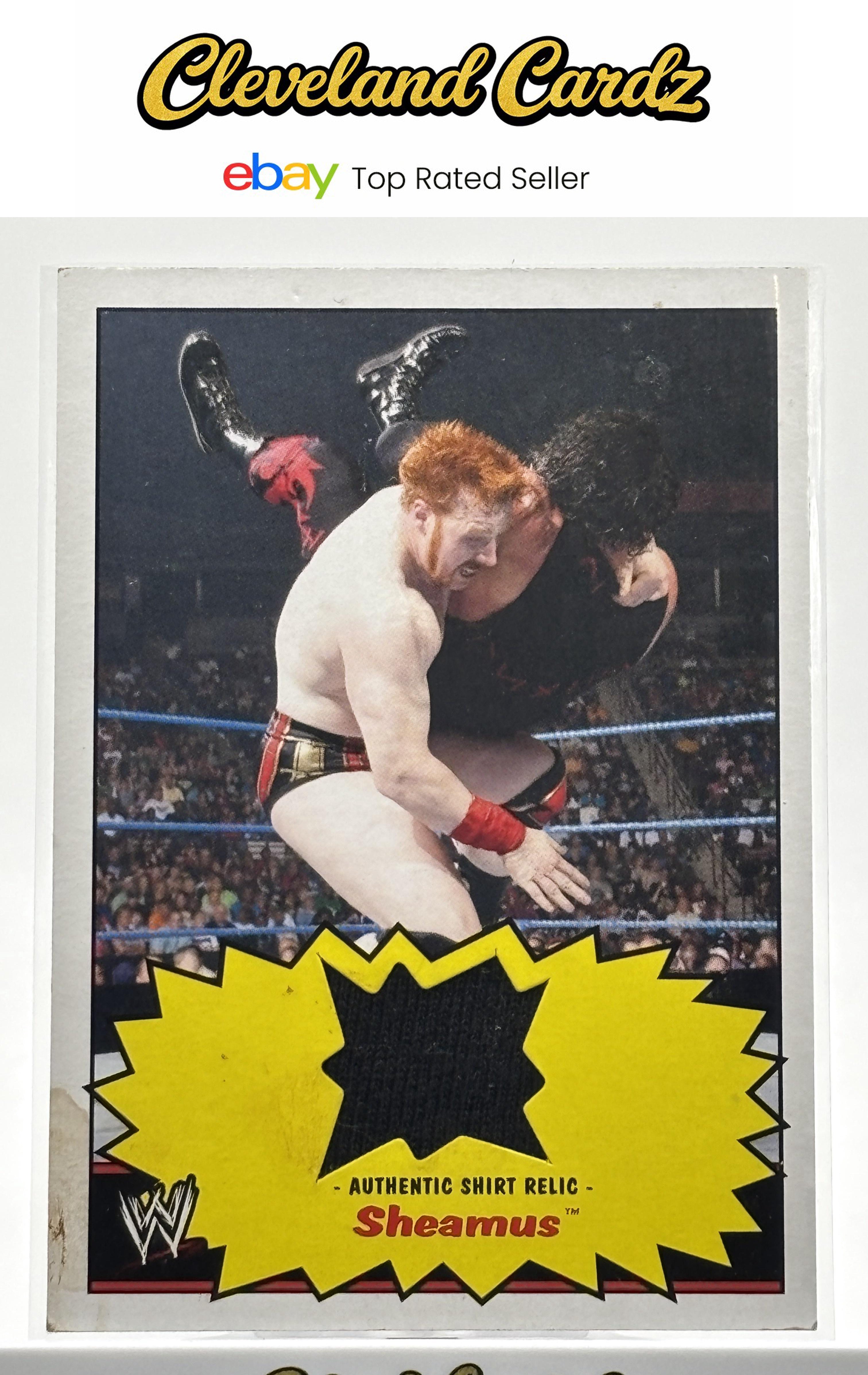 2012 Topps WWE #NNO Sheamus Event-Worn Shirt Relics Black