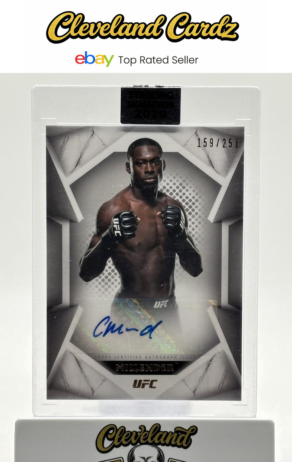 2020 Topps UFC Striking Signatures - Fighter Auto #STS-CM Curtis Millender #/251