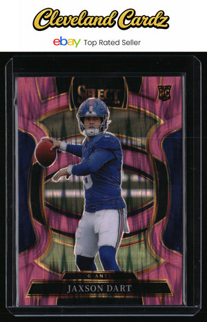 2025 Panini Select #93 Jaxson Dart Pink Prizm Shock RC