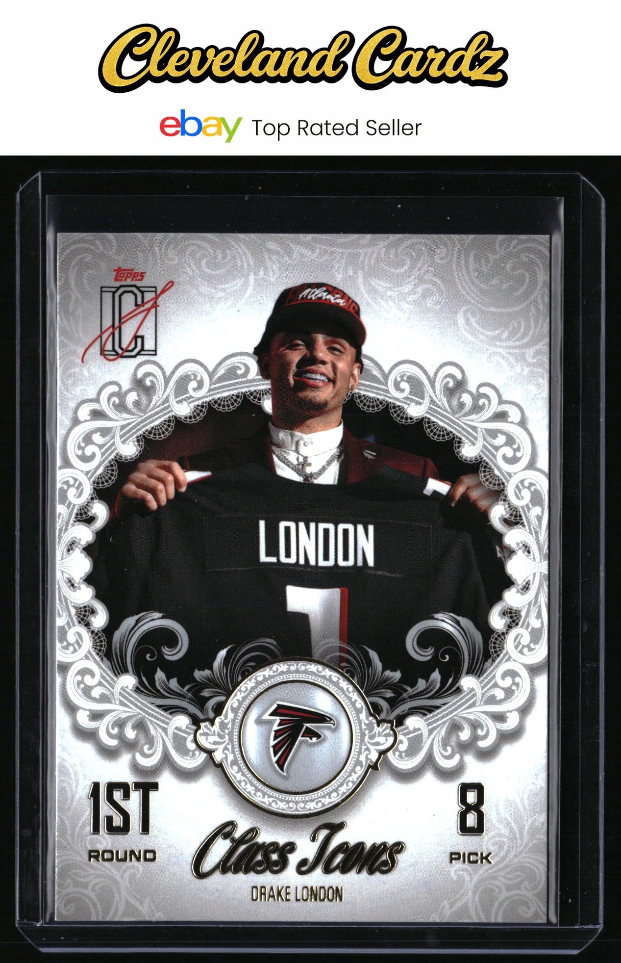 2025 Topps Signature Class #CI-13 Drake London Class Icons