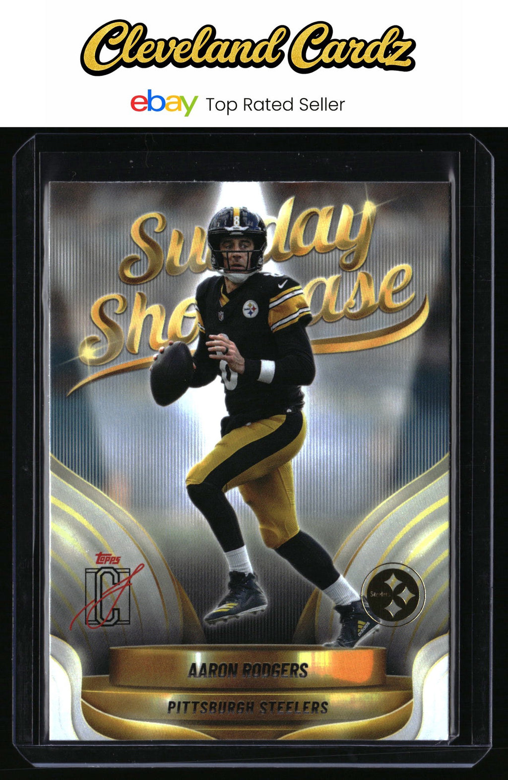 2025 Topps Signature Class #SS-25 Aaron Rodgers Sunday Showcase