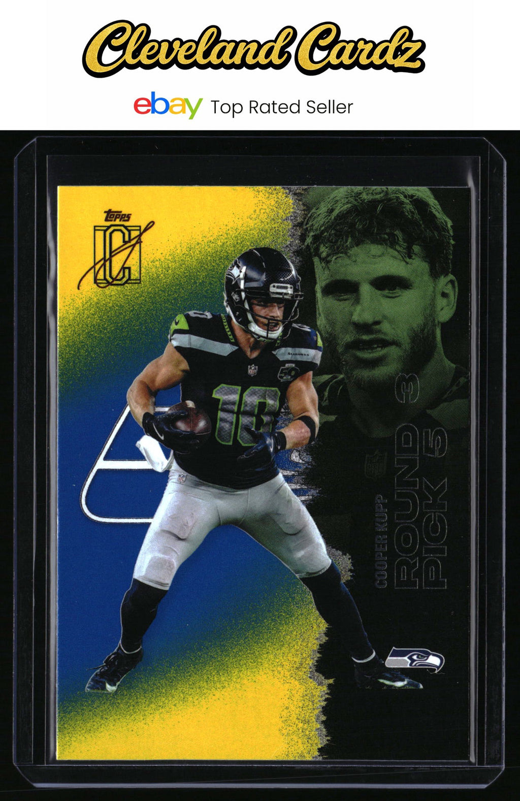 2025 Topps Signature Class #97 Cooper Kupp Blue & Yellow