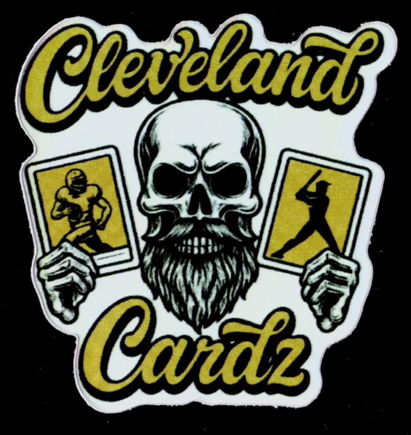 2 inch Holographic Cleveland Cardz Merch Sticker