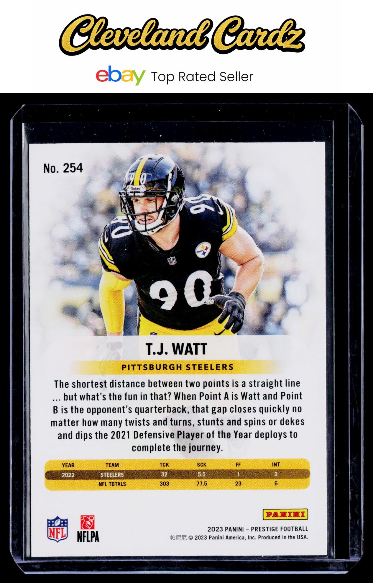2023 Panini Prestige #254 T.J. Watt