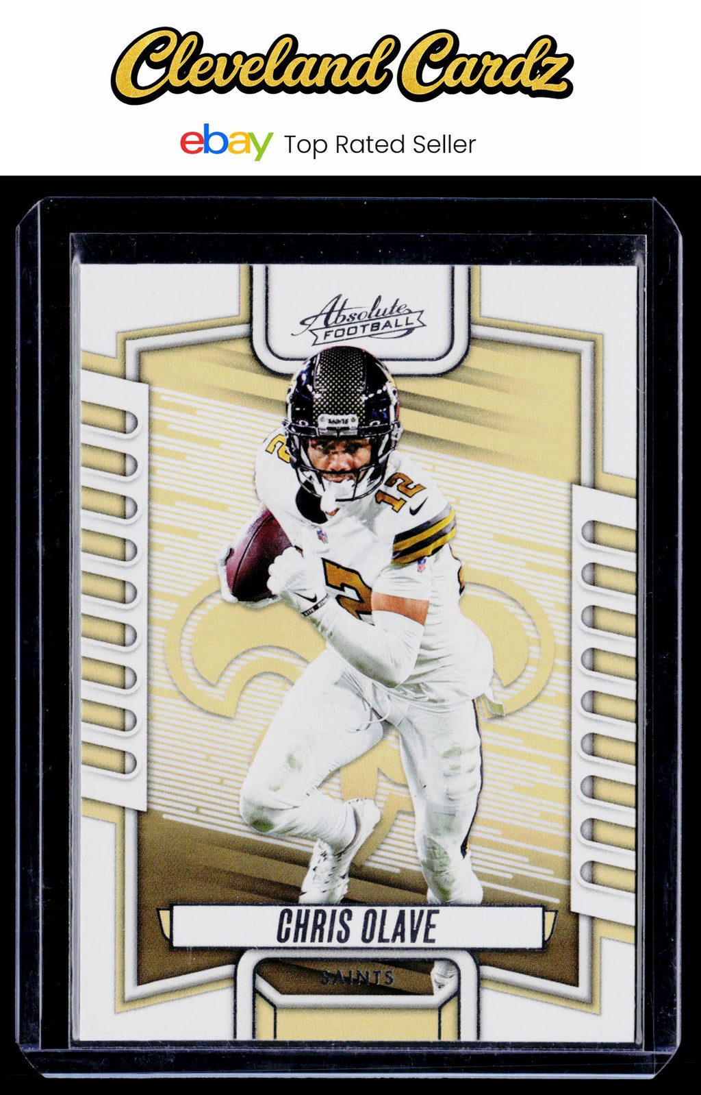 2023 Panini Absolute #72 Chris Olave Green