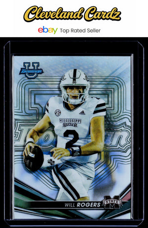 2022-23 Bowman's Best University #62 Will Rogers Refractor