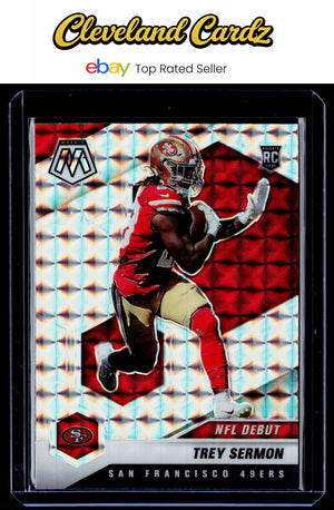 2021 Panini Mosaic #255 Trey Sermon Prizm