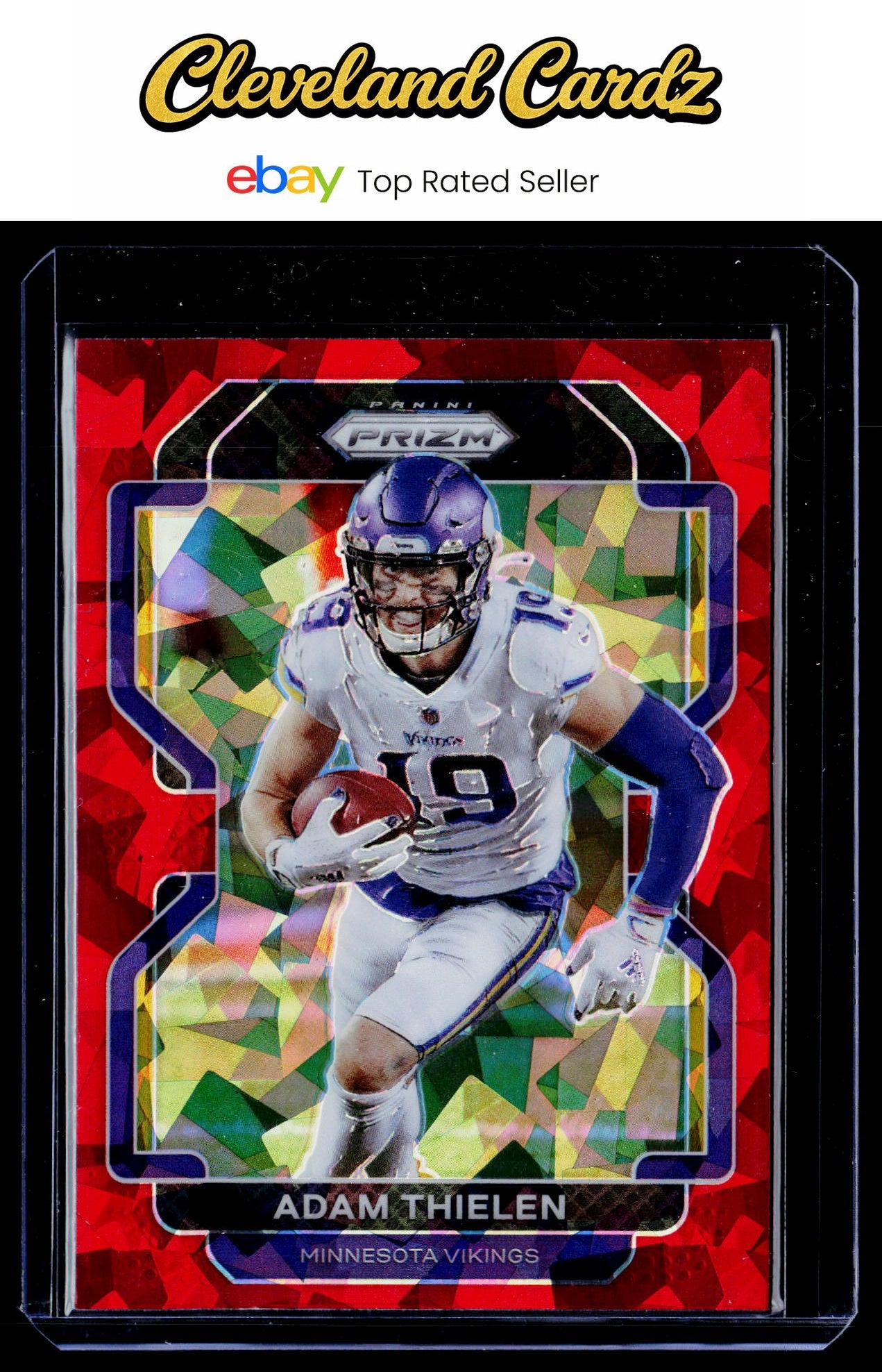 2021 Panini Prizm #126 Adam Thielen Red Ice
