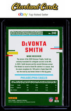 2023 Donruss #240 DeVonta Smith Press Proof Blue