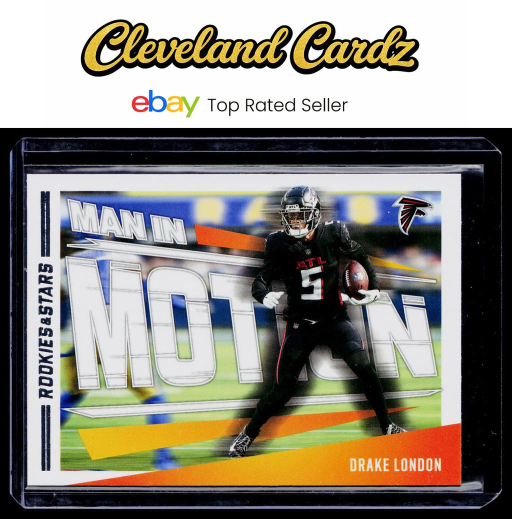 2023 Panini Rookies & Stars #MM-11 Drake London Man In Motion