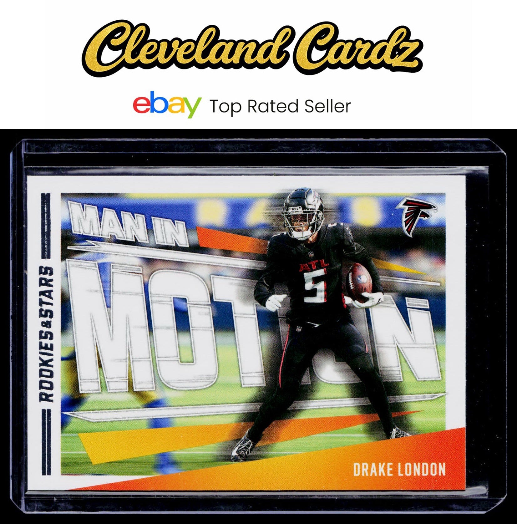 2023 Panini Rookies & Stars #MM-11 Drake London Man In Motion