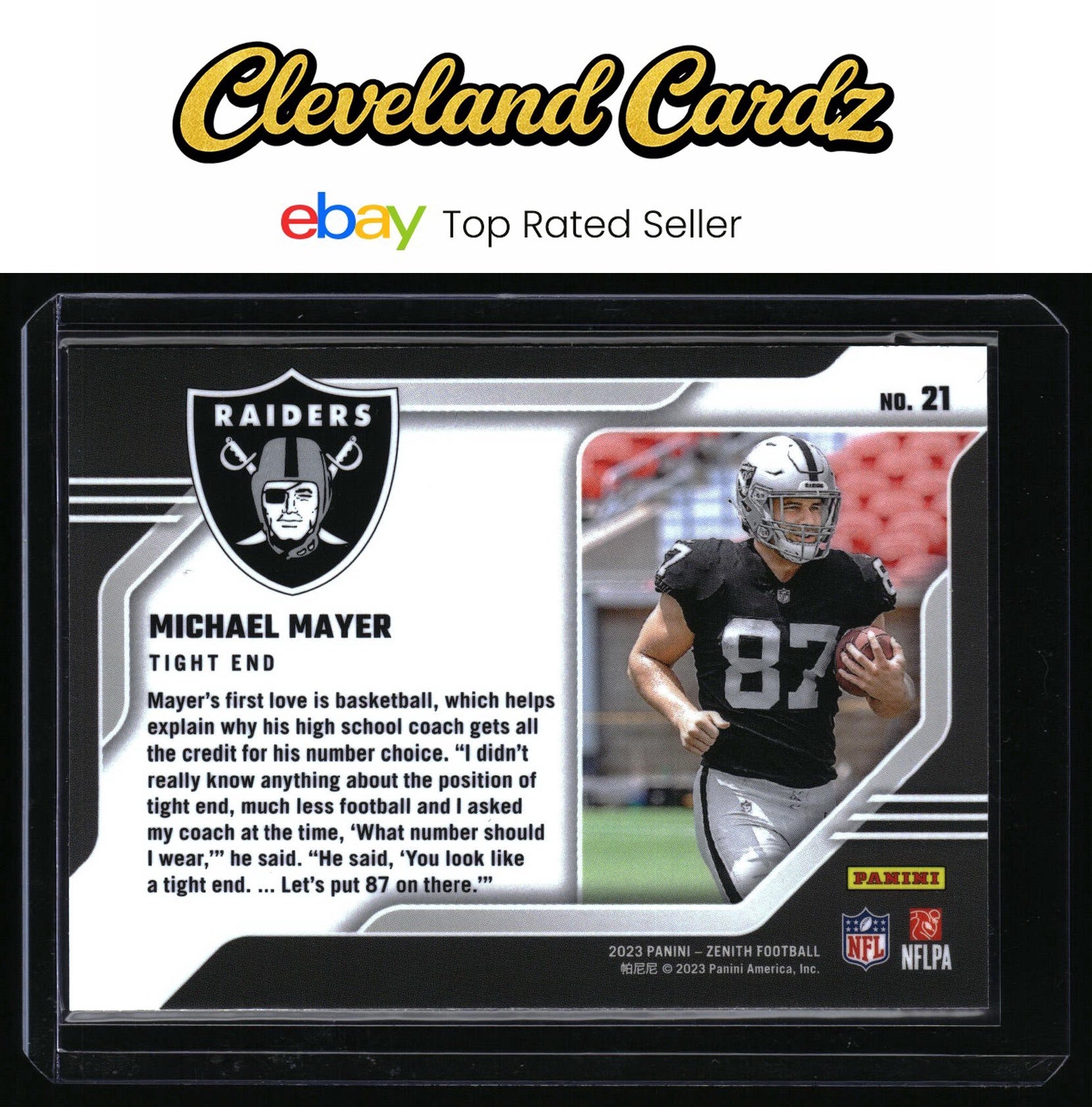 2023 Panini Zenith #21 Michael Mayer Behind the Numbers