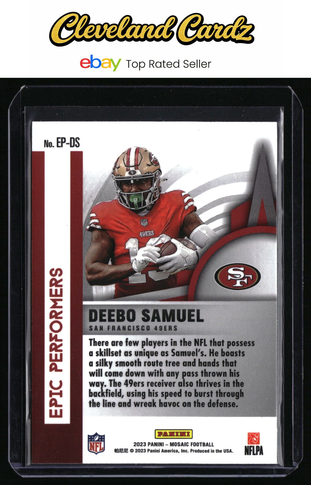 2023 Panini Mosaic #EP-DS Deebo Samuel Epic Performers