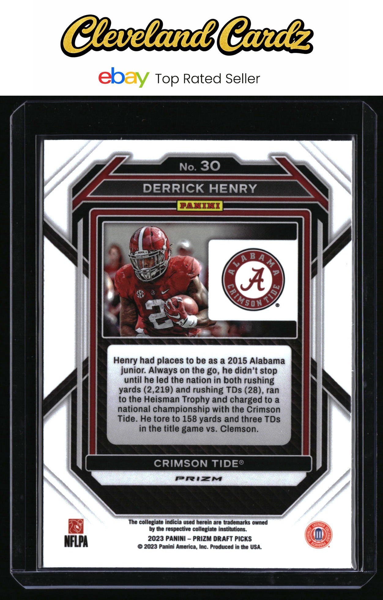 2023 Panini Prizm Draft Picks #30 Derrick Henry Prizms Silver