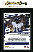 2022 Panini Prestige #25 Devin Duvernay Xtra Points Premium Purple #/199