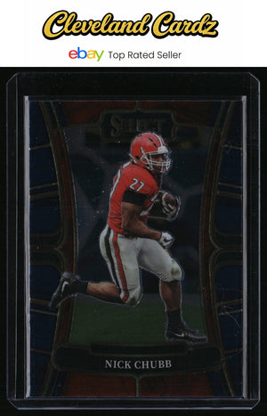 2023 Panini Select Draft Picks #45 Nick Chubb Blue Retail