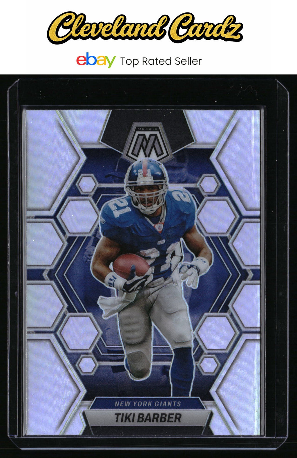 2023 Panini Mosaic #180 Tiki Barber Silver