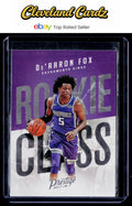 2017-18 Panini Prestige #5 De'Aaron Fox Rookie Class RC