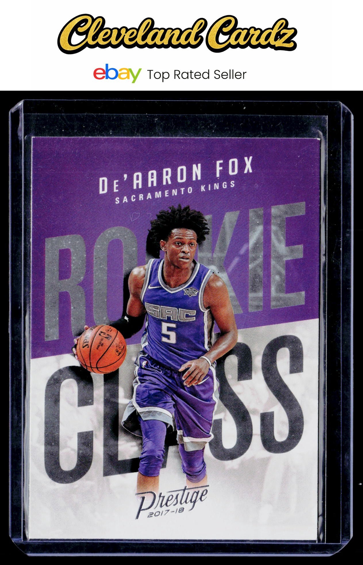 2017-18 Panini Prestige #5 De'Aaron Fox Rookie Class RC